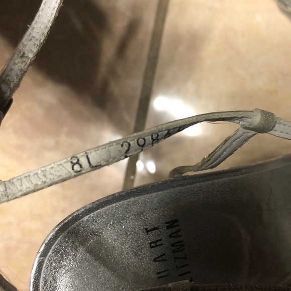 Stuart Weitzman silver heels - Picture 6 of 6